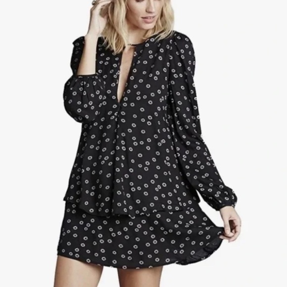 Free People Dresses & Skirts - Free people Black Floral Women's Dress